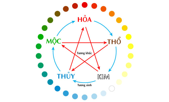 Ngũ hành trong phong thủy | Vườn Cây Xinh