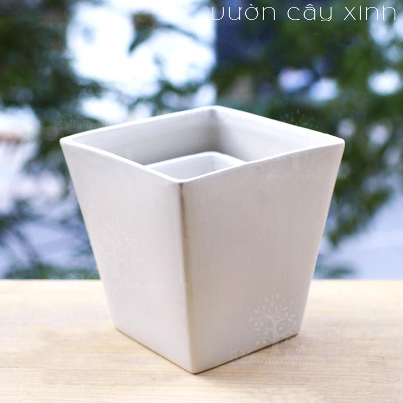 chau-gom-su-vuong-vat-S1 Chậu Gốm Sứ Vuông Vát S1
