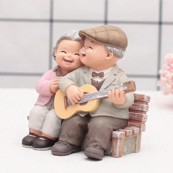 tuong-ong-ba-danh-dan-2 Ông bà già đánh đàn | Phụ kiện trang trí tiểu cảnh